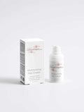Luxe dagcrème met hyaluronzuur in witte pompflacon en verpakking, hydratatie skincare