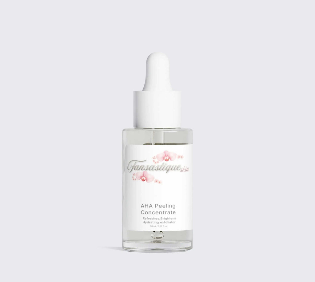 AHA Peeling Concentrate serum flesje met pipet, hydraterende exfoliator tegen acne